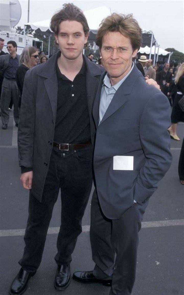 Willem Dafoe and his son Jack Willem dafoe, Oliver and company, Who